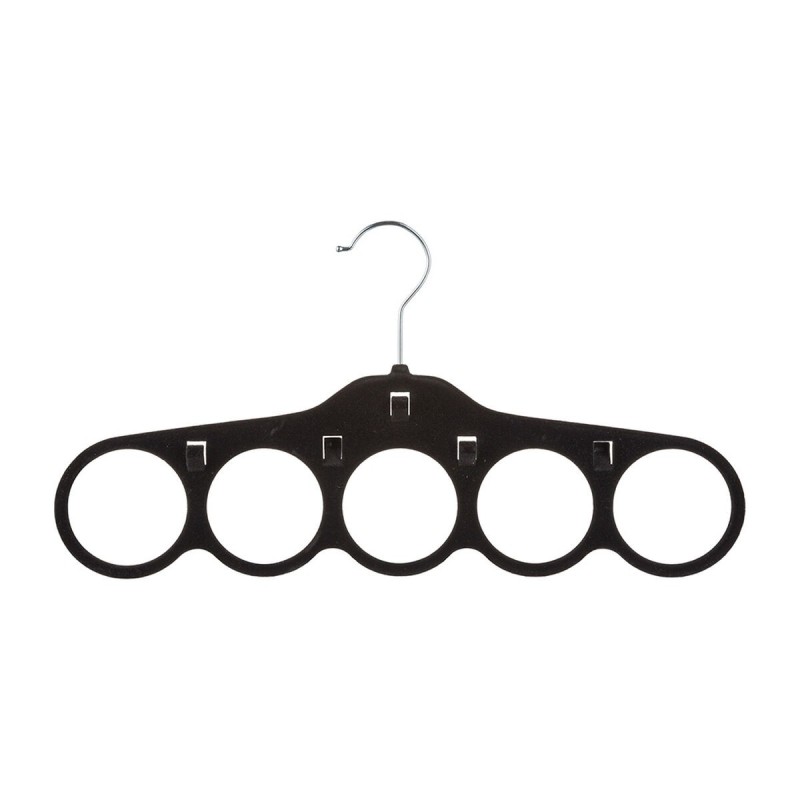 Cintre Multiple 5five Accessoires Noir Feutre (41 x 21,5 x 2,5 cm) - Acheter à 2,15 € seulement chez Collector's Boutique