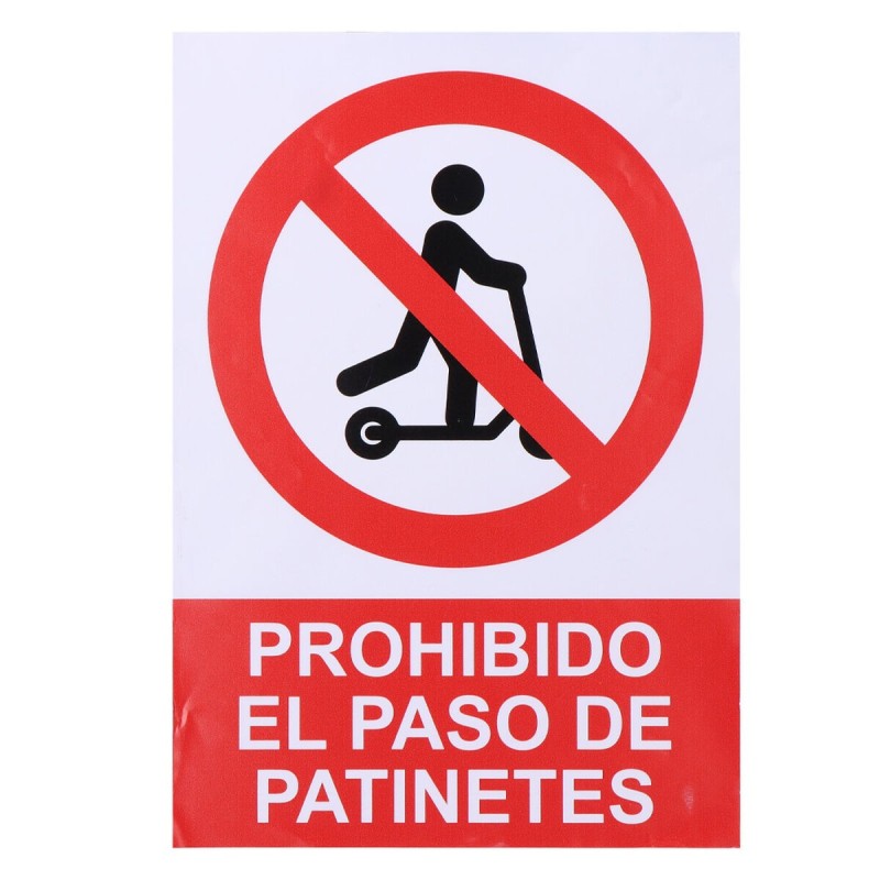 Panneau Normaluz Prohibido acceder con patinete Autocollants (21 x 30 cm) - Acheter à 5,21 € seulement chez Collector's Boutique