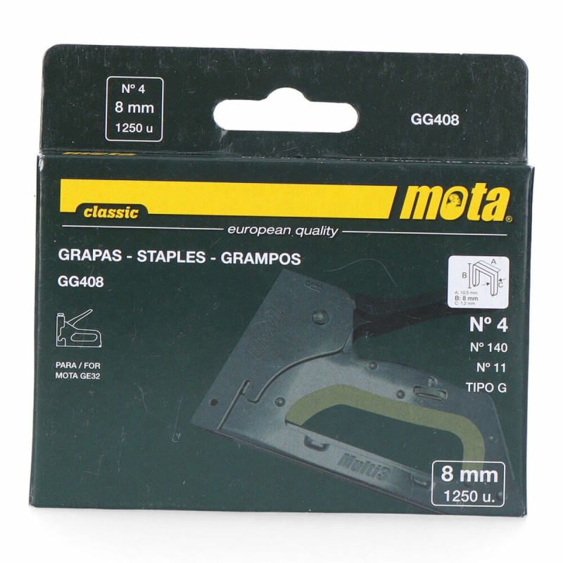 Agrafes Mota gg408 1000 Unidades Nº 4 - Acheter à 4,07 € seulement chez Collector's Boutique