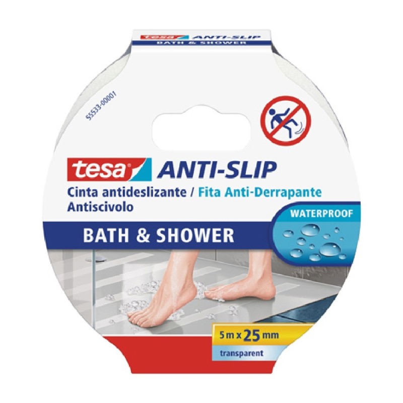 Ruban adhésif TESA Anti-slip bath & shower 5 m Antidérapant - Acheter à 11,89 € seulement chez Collector's Boutique