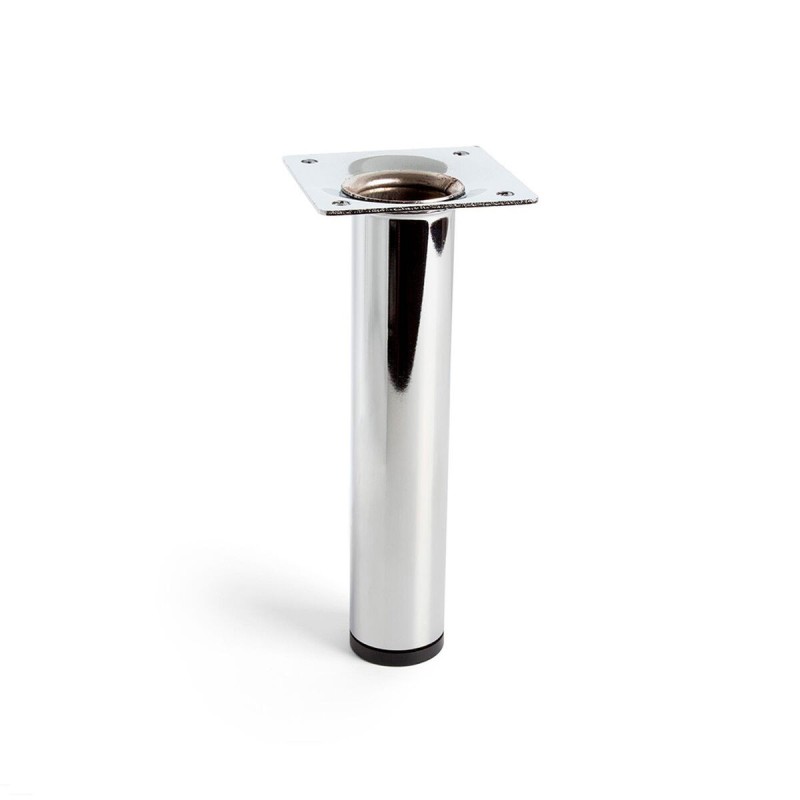 Pieds Rei 401g Chrome Cylindrique Argenté Acier Moderne (Ø 3 x 15 cm) - Acheter à 3,47 € seulement chez Collector's Boutique