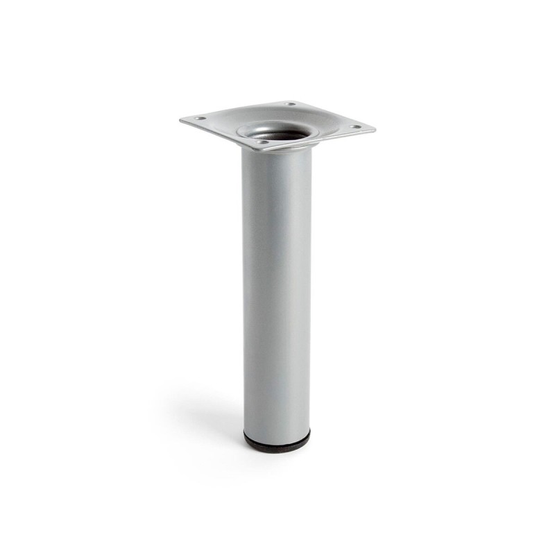 Pieds Rei 401g Mat Chrome Cylindrique Argenté Acier Moderne (Ø 3 x 15 cm) - Acheter à 2,65 € seulement chez Collector's Boutique