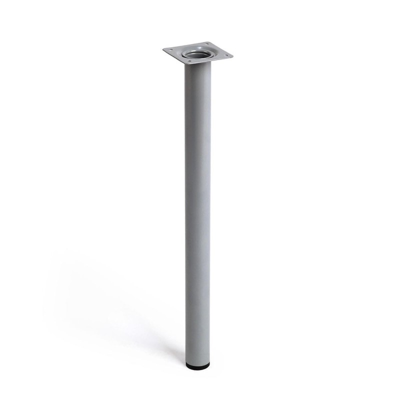 Pieds Rei 401g Mat Chrome Cylindrique Argenté Acier Moderne (Ø 3 x 40 cm) - Acheter à 3,88 € seulement chez Collector's Boutique