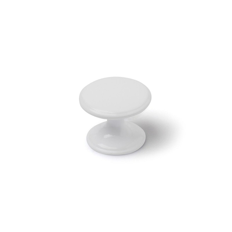 Pommeau Rei 756 Rond Métal Blanc 4 Unités (Ø 33 x 27 mm) - Acheter à 9,14 € seulement chez Collector's Boutique