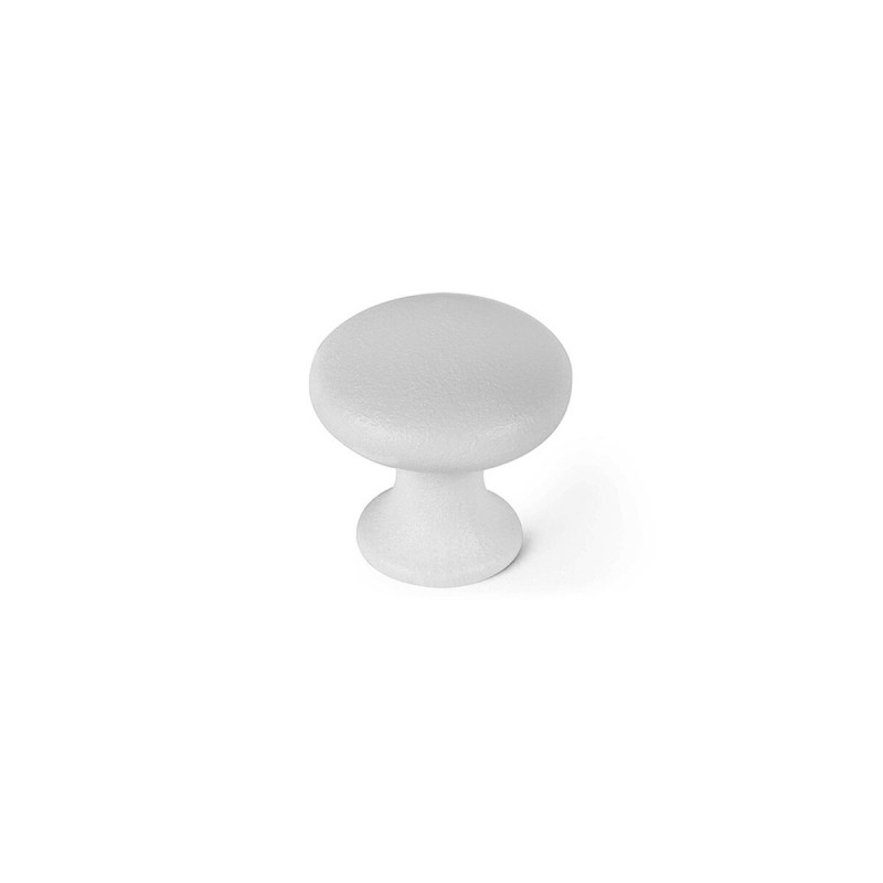 Pommeau Rei 760 Rond Métal Blanc 4 Unités (Ø 25 x 24 mm) - Acheter à 7,78 € seulement chez Collector's Boutique