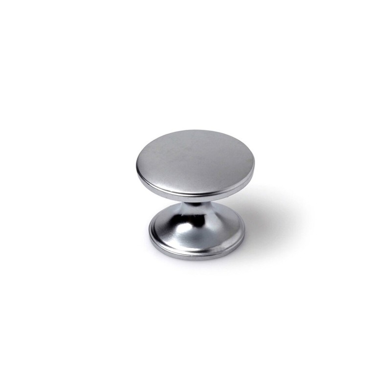 Pommeau Rei 756 Rond Mat Chrome Argenté Métal 4 Unités (Ø 33 x 27 mm) - Acheter à 12,95 € seulement chez Collector's Boutique