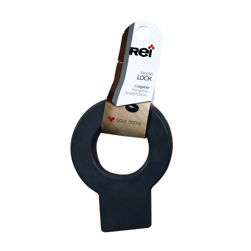 Support de porte Rei Lock 660 Anthracite Plastique Affichette de poignée de porte (6,4 x 8,2 x 1,5 cm) - Acheter à 4,14 € seulem