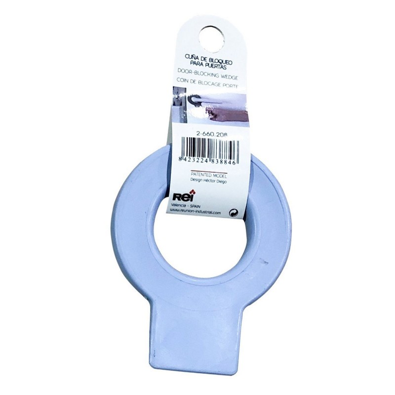 Support de porte Rei Lock 660 Bleu Plastique Affichette de poignée de porte (6,4 x 8,2 x 1,5 cm) - Acheter à 4,14 € seulement ch