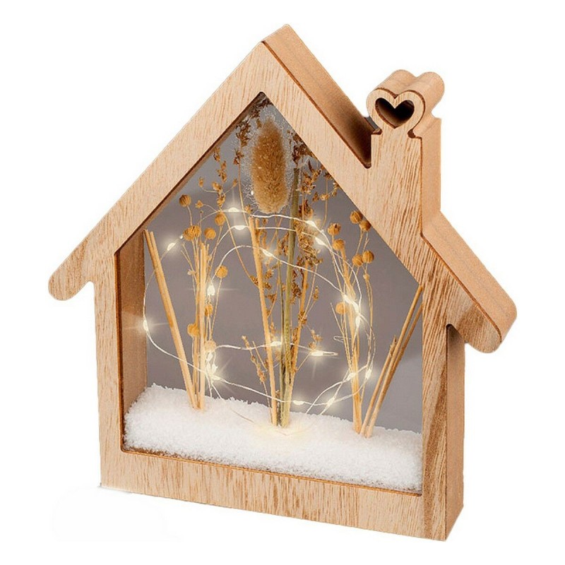 Décoration Bois Lumière LED Petit maison (4,3 x 26 x 27 cm) - Acheter à 17,93 € seulement chez Collector's Boutique