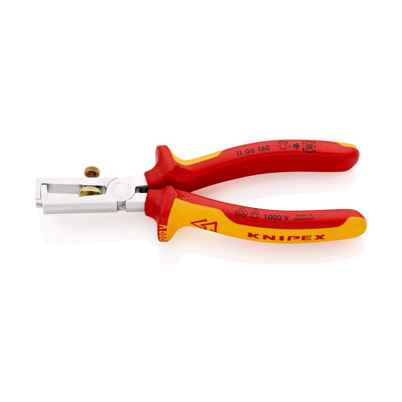 Pinces à dénuder les fils Knipex 11 06 160 57 x 19 x 160 mm Pinces à dénuder - Acheter à 39,13 € seulement chez Collector's Bout