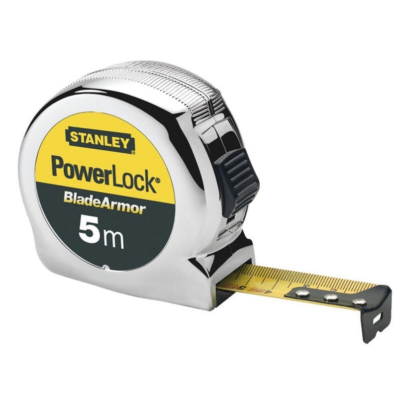 Flexomètre Stanley Powerlock Blade Armor (5 m x 25 mm) - Acheter à 30,28 € seulement chez Collector's Boutique