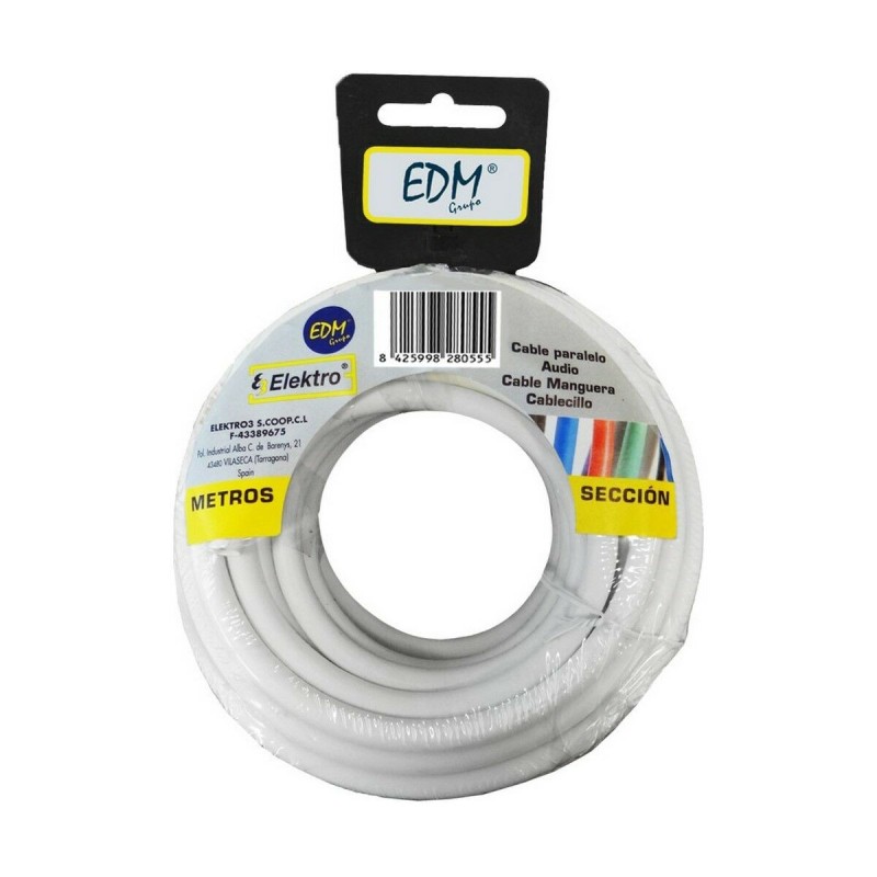 Câble EDM 2 X 0,5 mm Blanc 5 m - Acheter à 3,88 € seulement chez Collector's Boutique