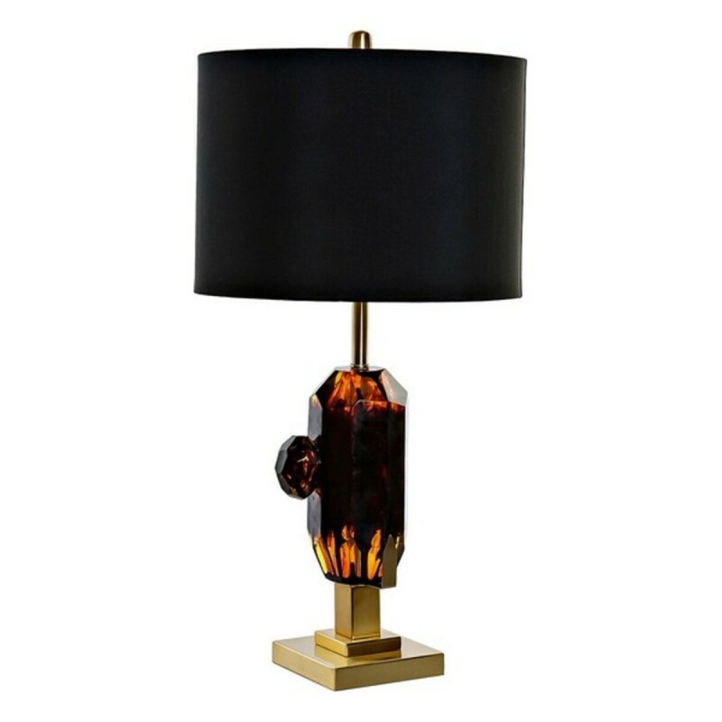 Lampe de bureau DKD Home Decor Métal Tissu Verre Chic (35 x 35 x 70 cm) - Acheter à 131,28 € seulement chez Collector's Boutique