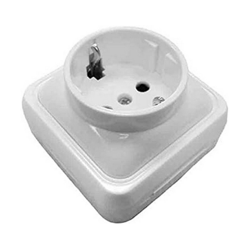 Base enfichable EDM Onsen Schuko Blanc 250 V 16 A Surface - Acheter à 3,46 € seulement chez Collector's Boutique