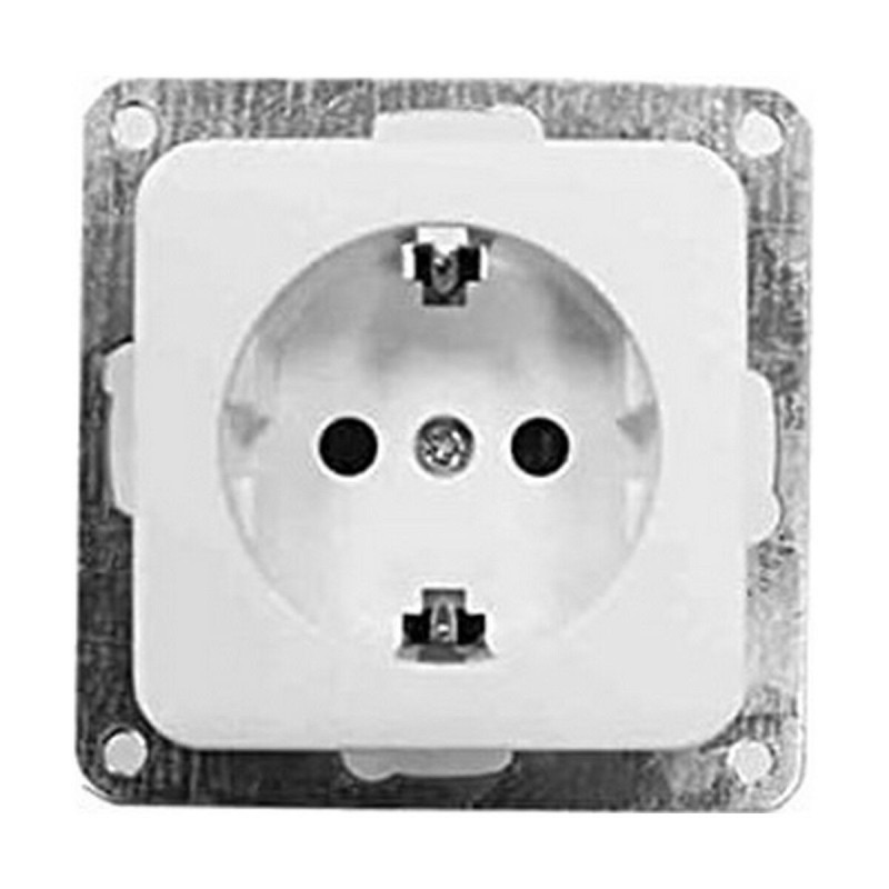 Base enfichable EDM Term Schuko Blanc 250 V 16 A Intégré - Acheter à 4,18 € seulement chez Collector's Boutique