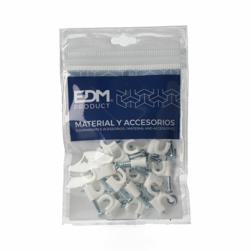 Agrafes EDM Nº 6 2 x 1 mm Blanc Câbles 20 Unités - Acheter à 1,54 € seulement chez Collector's Boutique