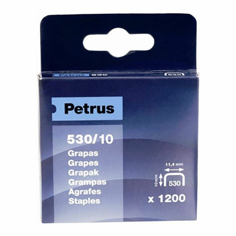 Agrafes Petrus 77515 530/10 mm 1200 Unités - Acheter à 3,85 € seulement chez Collector's Boutique