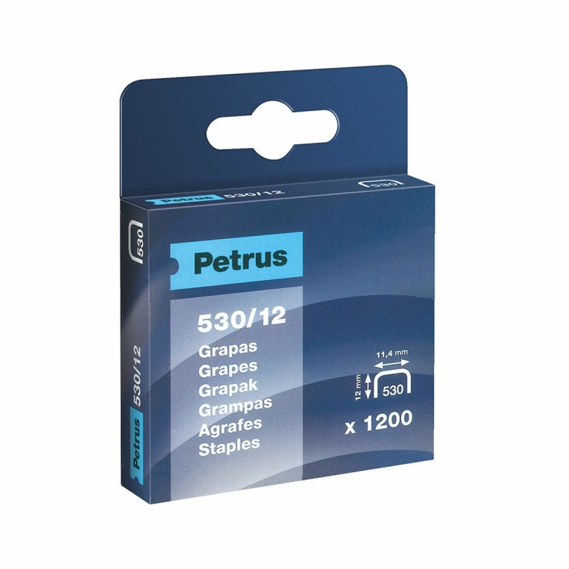 Agrafes Petrus 77516 530/12 mm 1200 Unités - Acheter à 4,18 € seulement chez Collector's Boutique