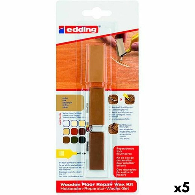 Cire pour réparation de surfaces Edding 8902 Bois Sol Marron 5 Unités - Acheter à 29,70 € seulement chez Collector's Boutique