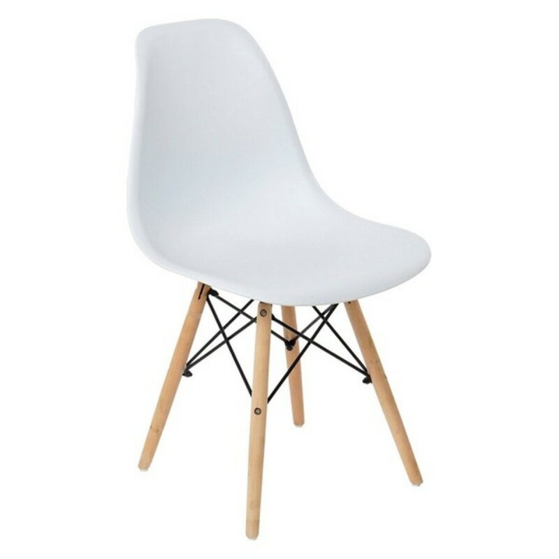 Chaise de Salle à Manger DKD Home Decor Blanc (46 x 52 x 82 cm) - Acheter à 40,06 € seulement chez Collector's Boutique