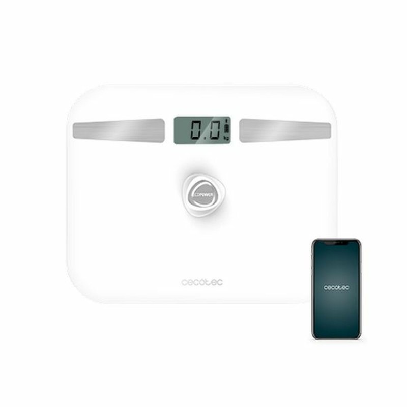 Balance Numérique de Salle de Bain Cecotec EcoPower 10200 Smart LCD Bluetooth 180 kg Blanc - Acheter à 28,66 € seulement chez Co