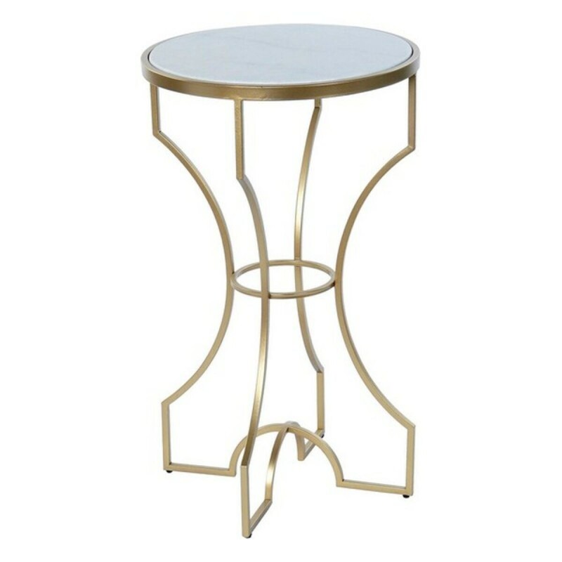 Table d'appoint DKD Home Decor Métal Marbre (38 x 38 x 65 cm) - Acheter à 81,22 € seulement chez Collector's Boutique