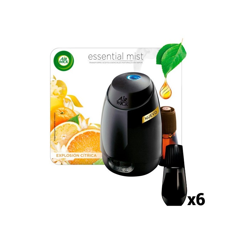 Pack Diffuseur Automatique + 6 Recharges Air Wick Essential Mist (Explosion d'Agrumes) - Acheter à 43,03 € seulement chez Collec