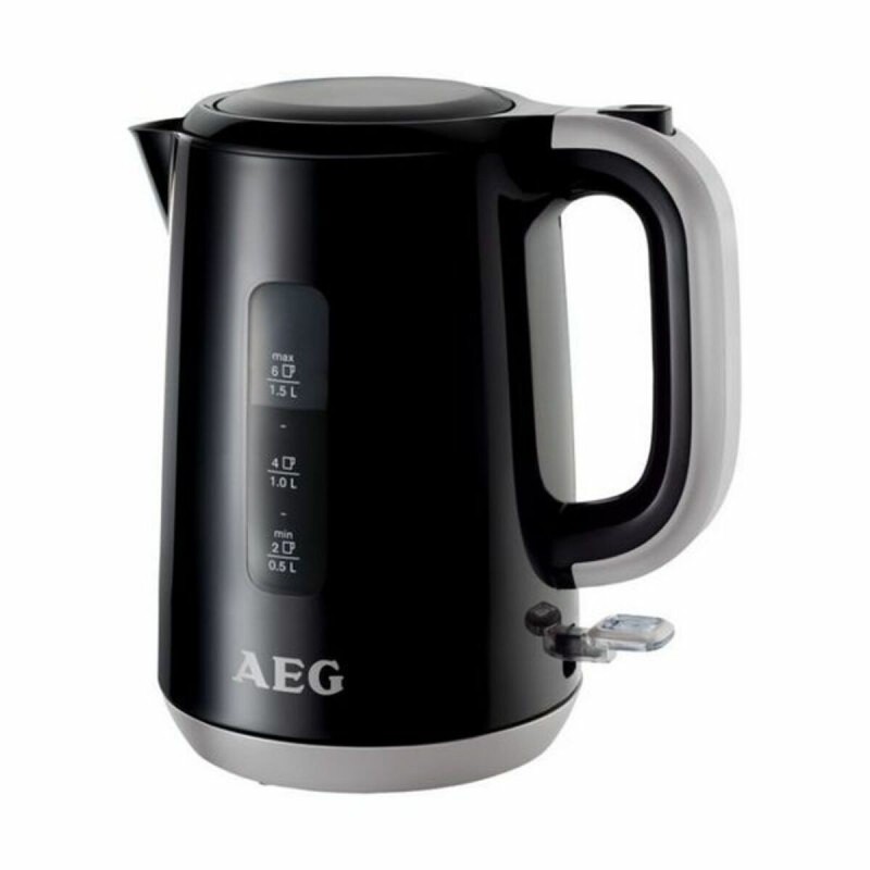 Bouilloire Aeg EWA3300 2200W 1,7 L Noir Noir/Argenté (1,7 L) - Acheter à 29,09 € seulement chez Collector's Boutique