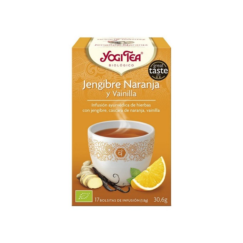 Infusion Yogi Tea Orange Vanille Gingembre (17 x 1,8 g) - Acheter à 5,02 € seulement chez Collector's Boutique