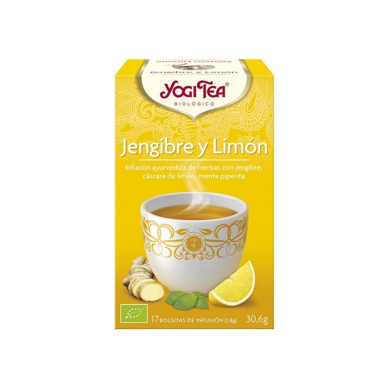 Thé vert Yogi Tea Citron Gingembre (17 x 1,8 g) - Acheter à 5,54 € seulement chez Collector's Boutique