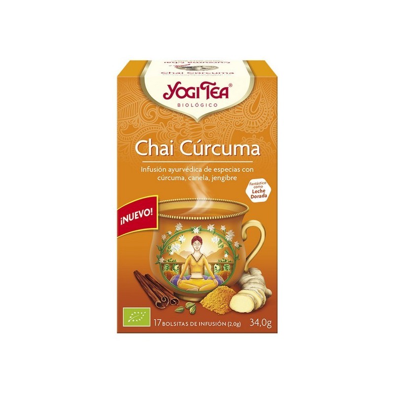 Curcuma Yogi Tea Chai ( 17 x 2,0 g) - Acheter à 5,48 € seulement chez Collector's Boutique