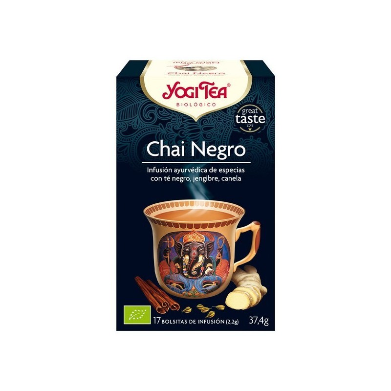 Infusion Yogi Tea Chai Noir (17 x 2,2 g) - Acheter à 5,48 € seulement chez Collector's Boutique