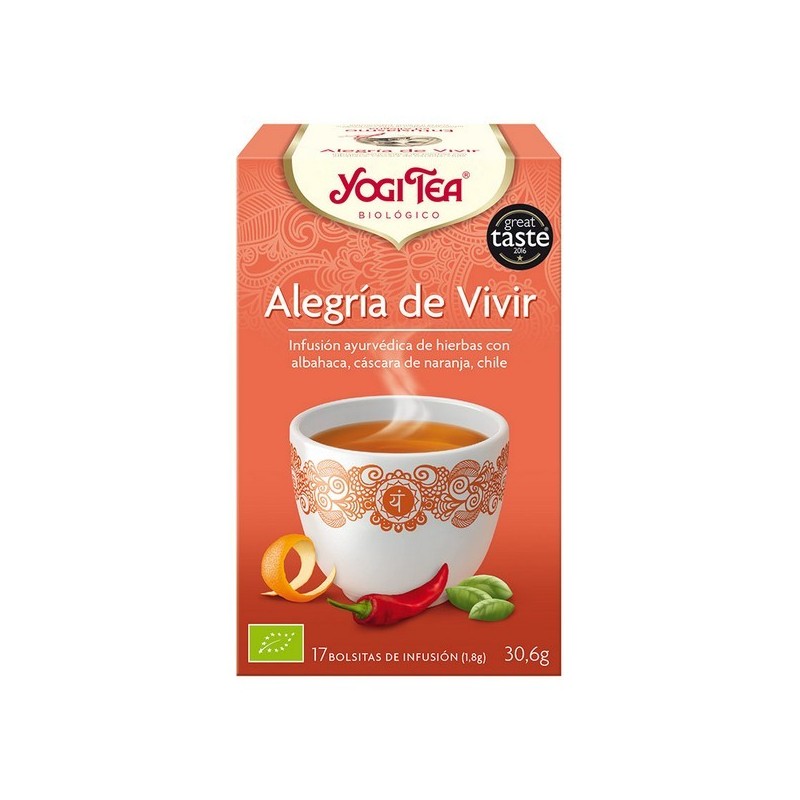 Infusion Yogi Tea Alegria de vivir (17 x 1,8 g) - Acheter à 5,48 € seulement chez Collector's Boutique