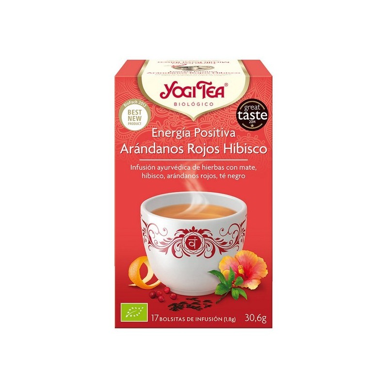 Infusion Yogi Tea Positive Energy Myrtilles Hibiscus (17 x1,8 g) - Acheter à 5,48 € seulement chez Collector's Boutique