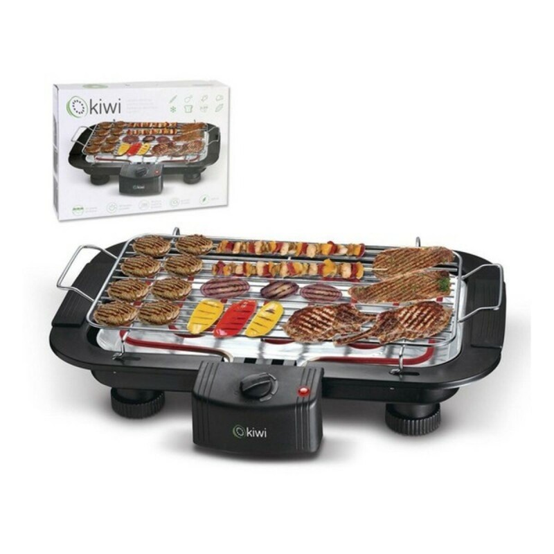 Plaque chauffantes grill Kiwi KG-5801 2000W (38 x 22 cm) Noir - Acheter à 27,79 € seulement chez Collector's Boutique