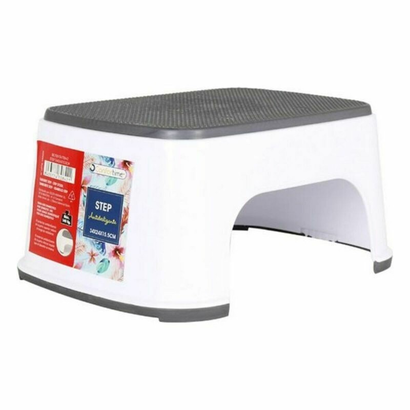 Tabouret Confortime Blanc Gris - Acheter à 9,71 € seulement chez Collector's Boutique