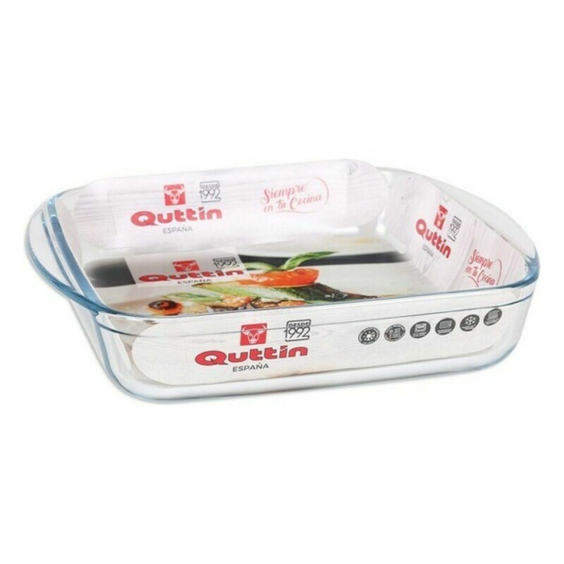 Plat à Gratin Quttin 63081 1,6 L (25 x 21,9 x 5 cm) - Acheter à 5,23 € seulement chez Collector's Boutique