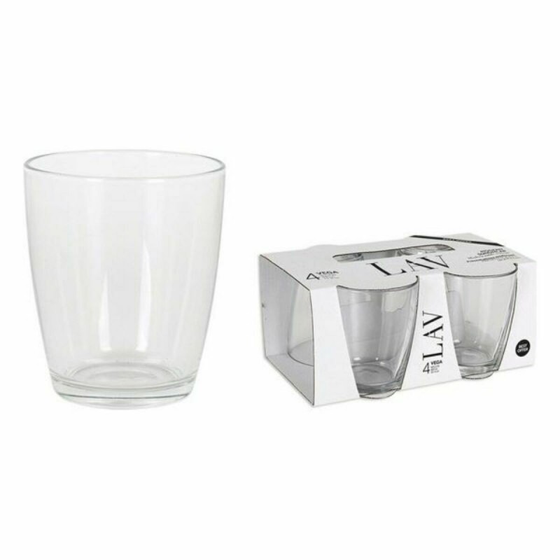 Set de Verres LAV Vega 340 ml Verre (4 uds) (340 cc) - Acheter à 4,76 € seulement chez Collector's Boutique