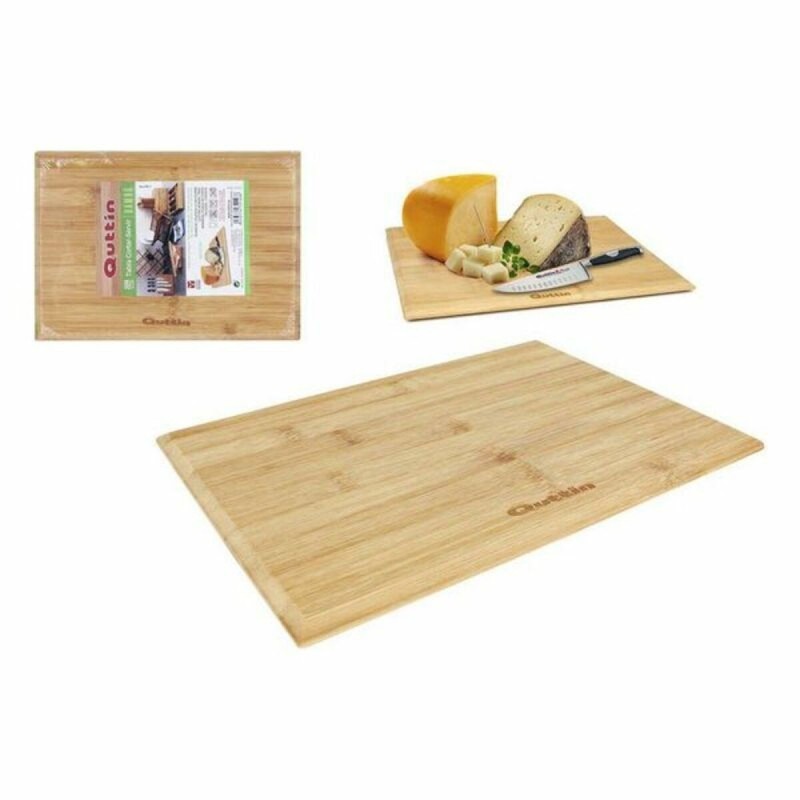 Table de Cuisine Quttin Bambou Naturel (28 x 20 x 1 cm) - Acheter à 4,21 € seulement chez Collector's Boutique