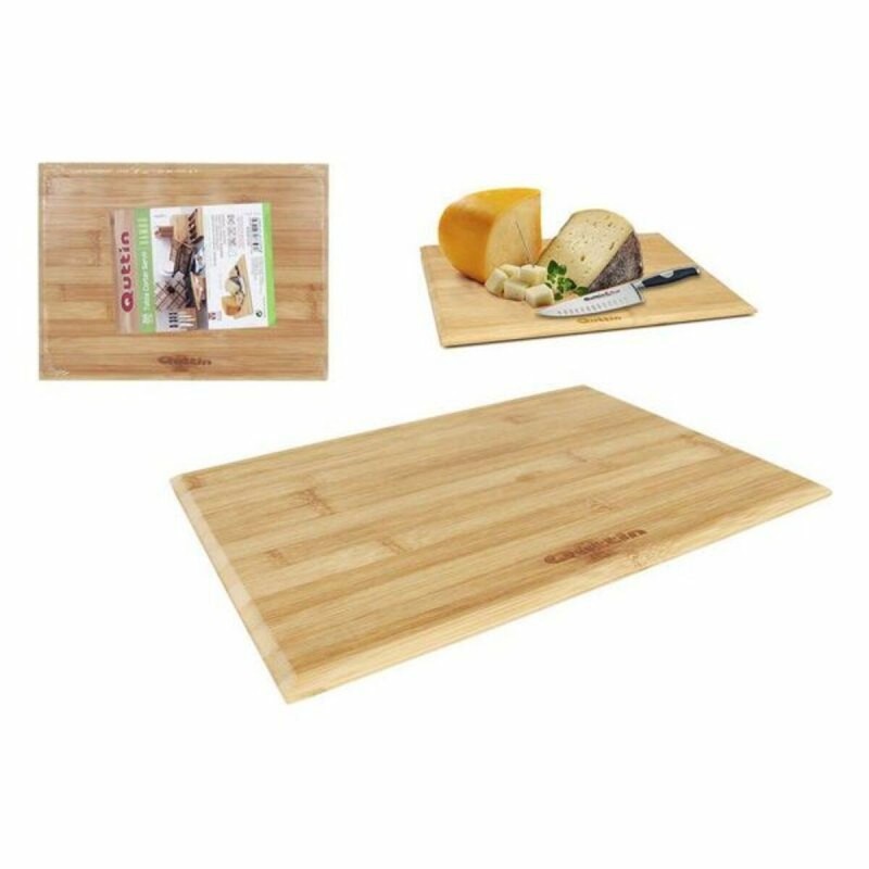 Table de Cuisine Quttin Bambou Naturel (33 x 25 x 1 cm) - Acheter à 4,75 € seulement chez Collector's Boutique