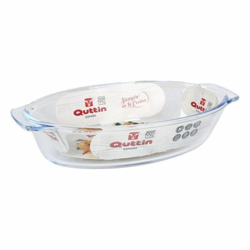 Plat à Gratin Quttin verre Ovale (725 cc) - Acheter à 3,29 € seulement chez Collector's Boutique