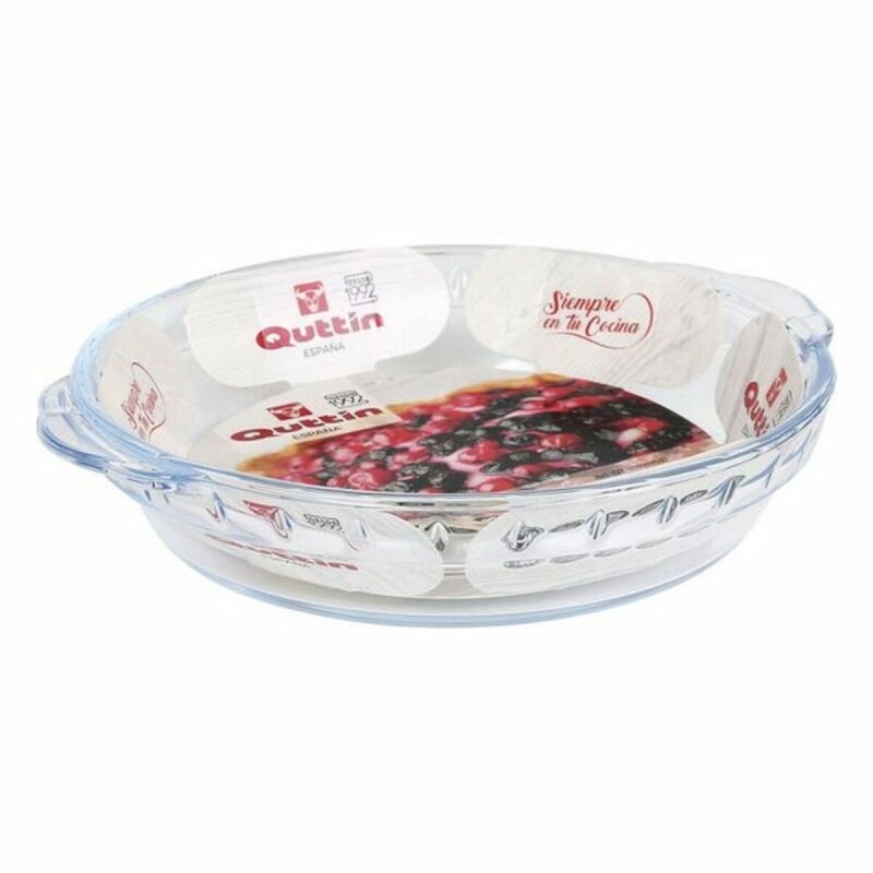 Plat à Gratin Quttin Quttin Ronde verre (20,2 x 17,8 x 3,8 cm) (750 cc) - Acheter à 1,88 € seulement chez Collector's Boutique