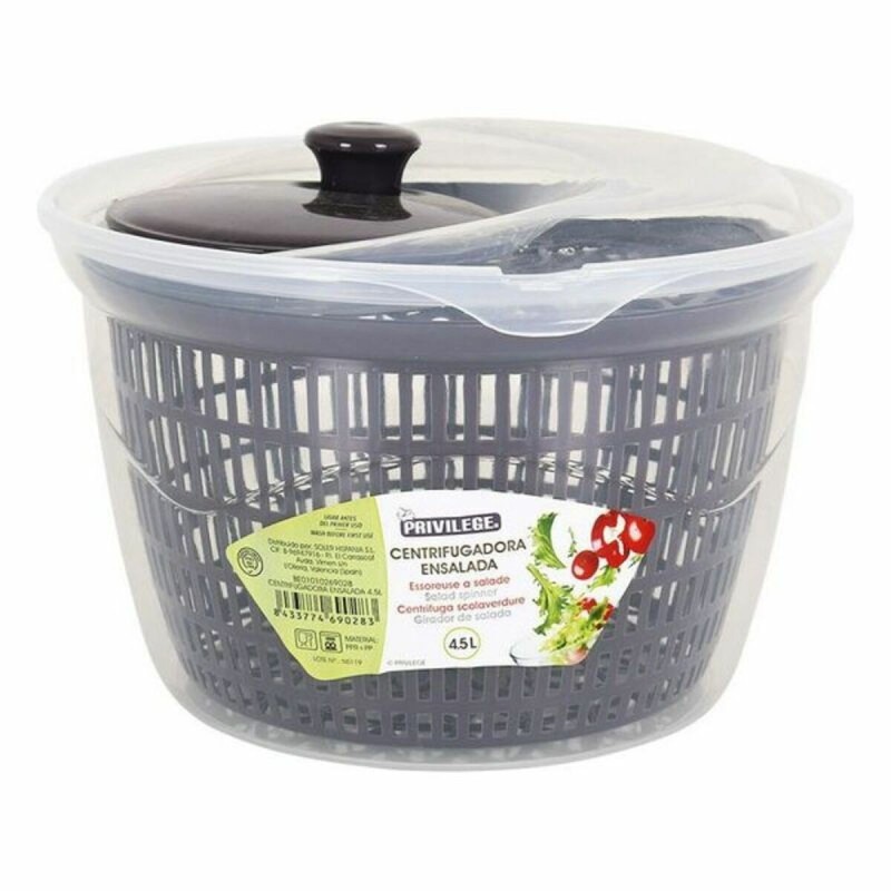 Centrifugeuse à salade Privilege (4,5 L) (26 x 17 cm) - Acheter à 8,26 € seulement chez Collector's Boutique