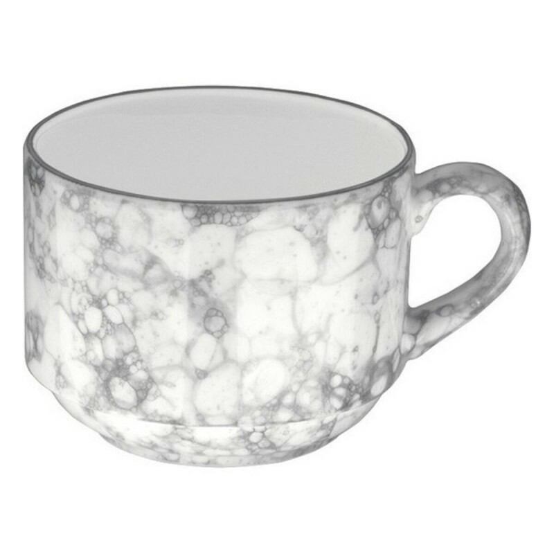 Tasse Gourmet Porcelaine Noir/Blanc (11 x 8,5 x 6,5 cm) (18 cl) - Acheter à 3,80 € seulement chez Collector's Boutique