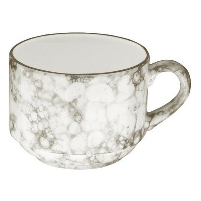 Tasse Gourmet Porcelaine Blanc/Marron (9 cl) - Acheter à 2,77 € seulement chez Collector's Boutique