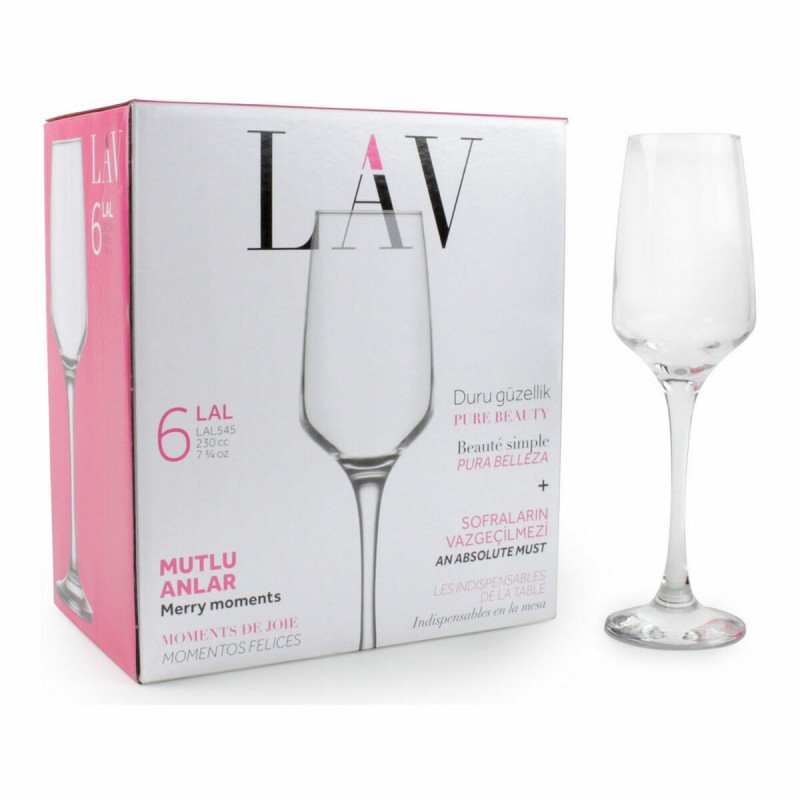 Set de Verres LAV LAL 230 cc (6 pcs) - Acheter à 9,37 € seulement chez Collector's Boutique