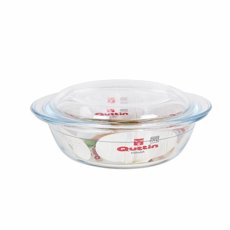 Casserole avec Couvercle Quttin verre (3L + 1L) - Acheter à 9,11 € seulement chez Collector's Boutique