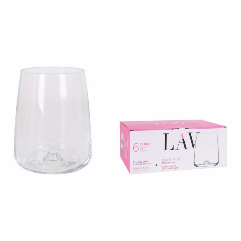 Set de Verres LAV Terra 475 cc (6 pcs) - Acheter à 9,14 € seulement chez Collector's Boutique