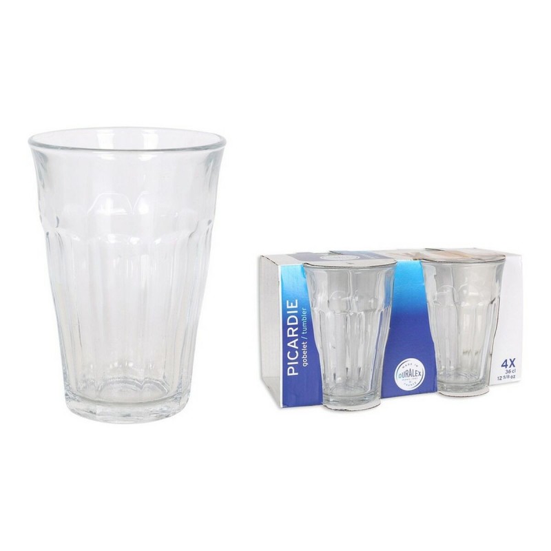 Set de Verres Duralex Picardie Verre 4 Unités (360 cc) - Acheter à 9,54 € seulement chez Collector's Boutique