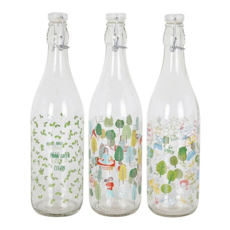 Bouteille en Verre Lella Save the Earth (1 L) - Acheter à 2,45 € seulement chez Collector's Boutique